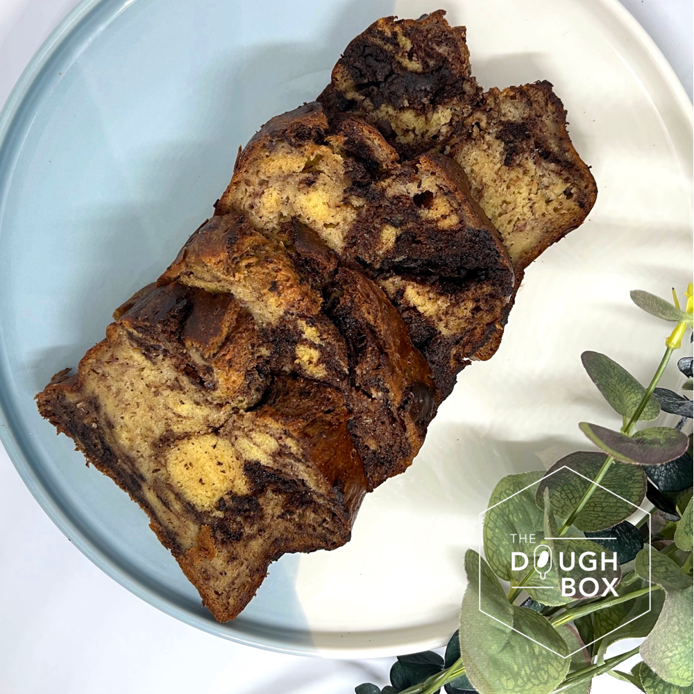 Banana Chocolate Marble Bread (Full Loaf)