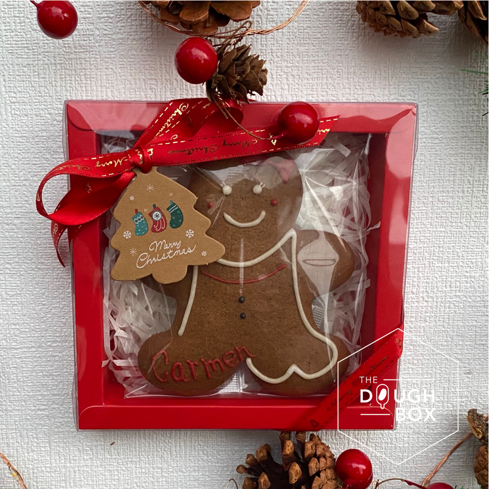 Customised Christmas Gingerbread Cookie 訂製薑餅人曲奇(低糖版)