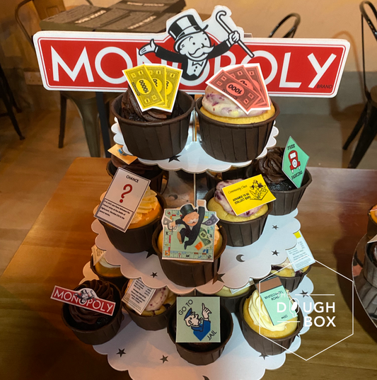 Customised Cupcake Tower with Party Theme